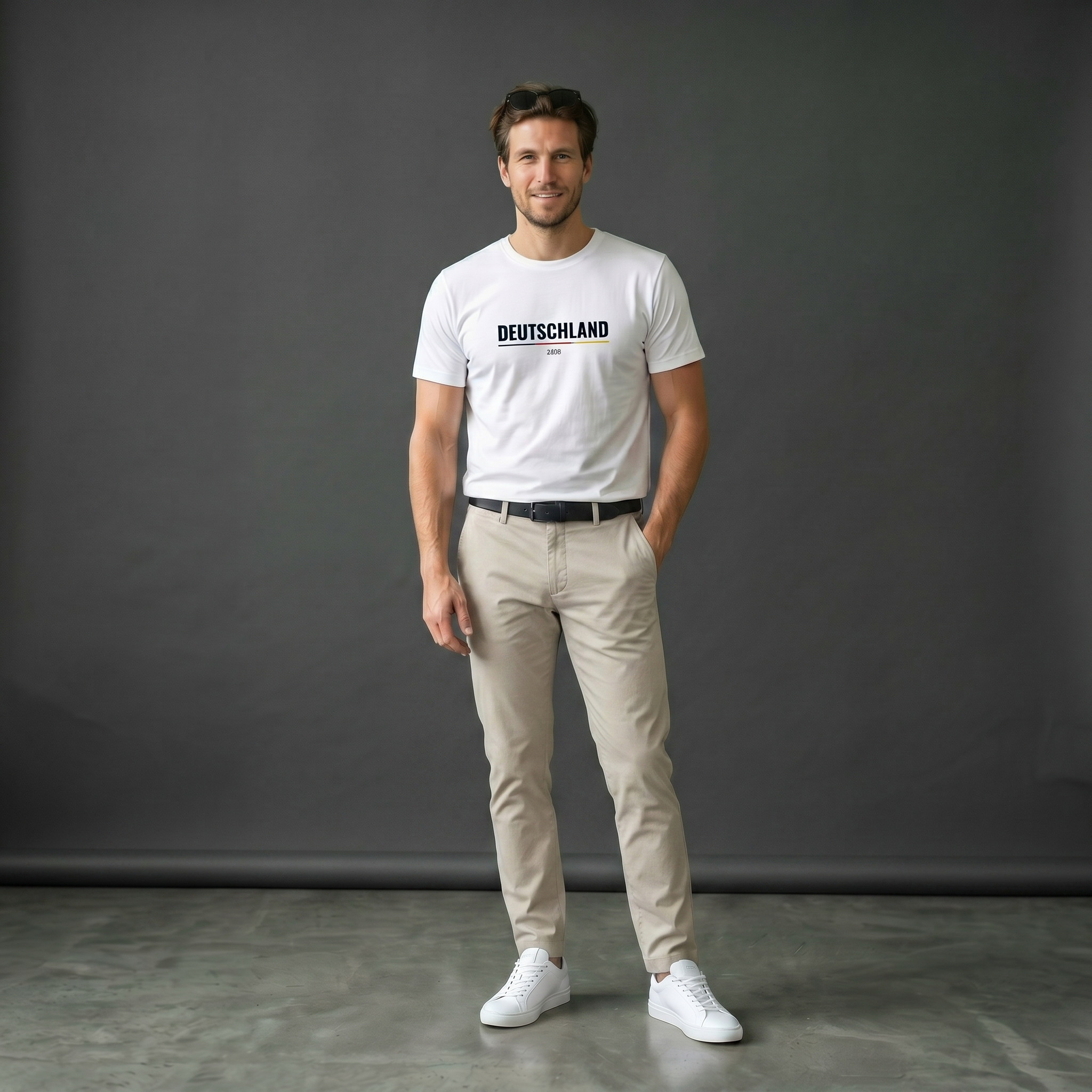 Deutschland Performance-Shirt 2026 – Unisex, Weiß